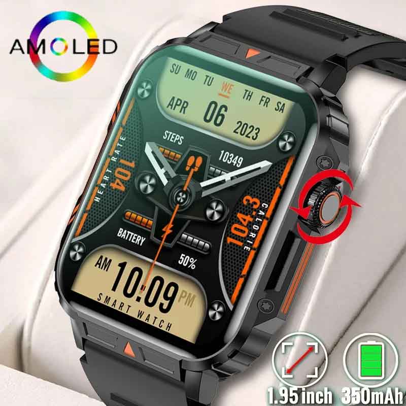 Smartwatch New Watches For Men - Reloj inteligente militar para hombre, accesorio