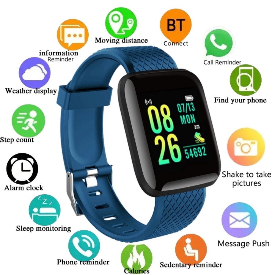 Smartwatch Watches For Men Digital - Reloj inteligente deportivo pulsera de Fitness