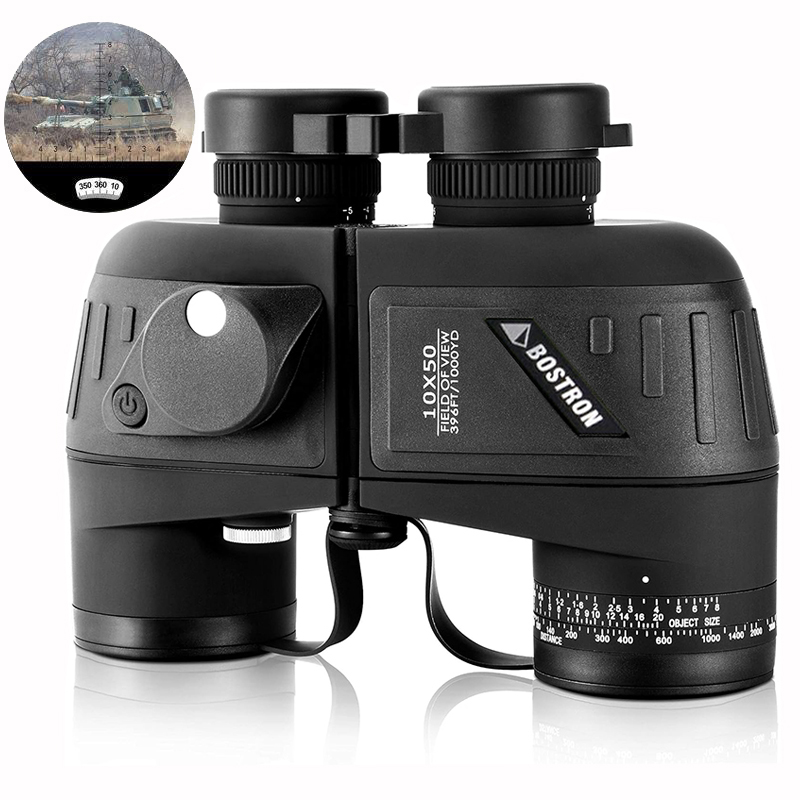 Tide Watch Surf - Binoculares 10x50, telescopio militar marino para