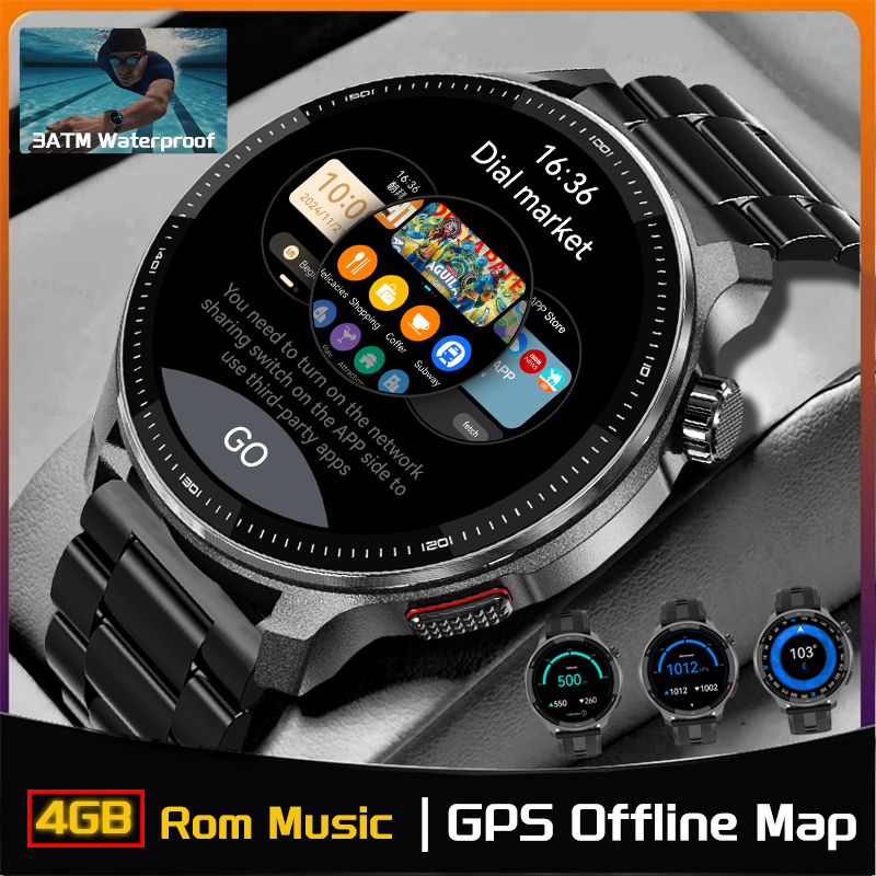 Hybrid Smartwatch - Nuevo reloj inteligente con memoria 4G,