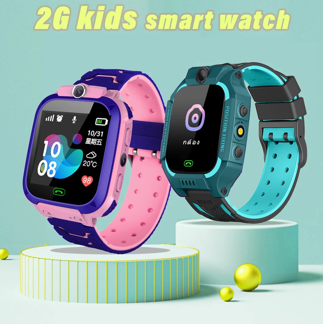 Smartwatch Watches For Kid Boy - Reloj inteligente Q12 para niños, 2G,