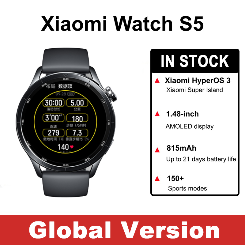 Timex Watches Smartwatch - Versión Global Xiaomi Watch S5 con