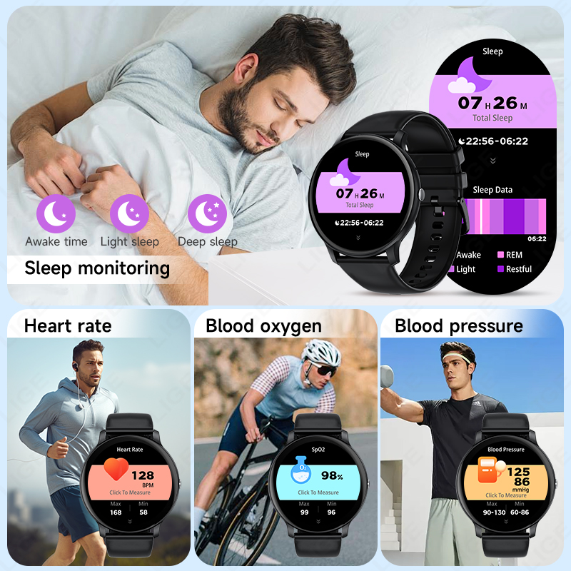 Reloj inteligente LIGE con lla - Smartwatch Latest Watches For Women reseña y precio