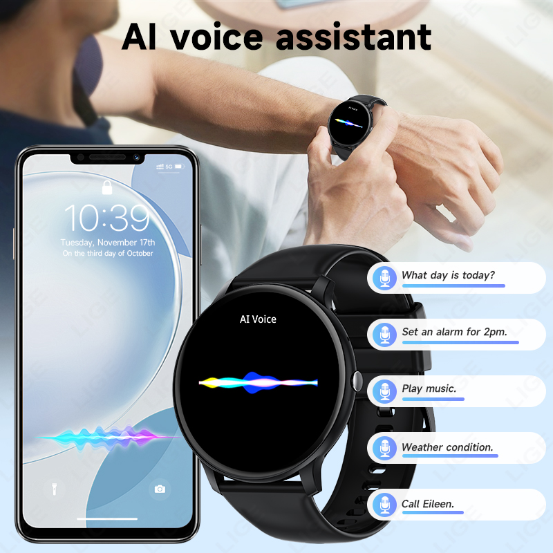 Reloj inteligente LIGE con lla - Smartwatch Latest Watches For Women reseña y precio