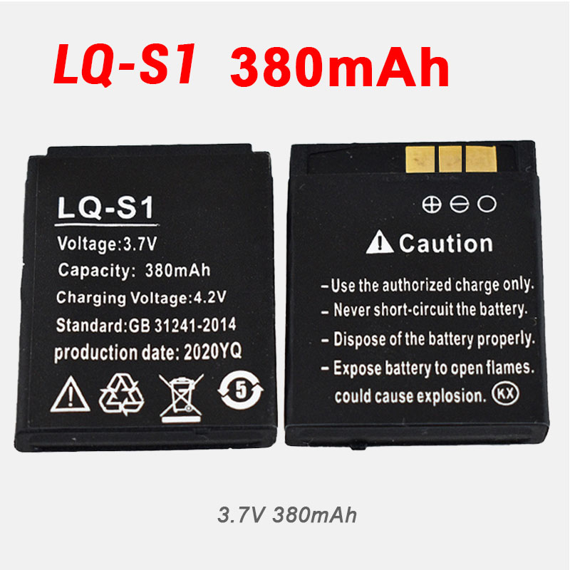 Batería LQ S1 LQS1 de 380mAh,  - Watch V8 reseña y precio