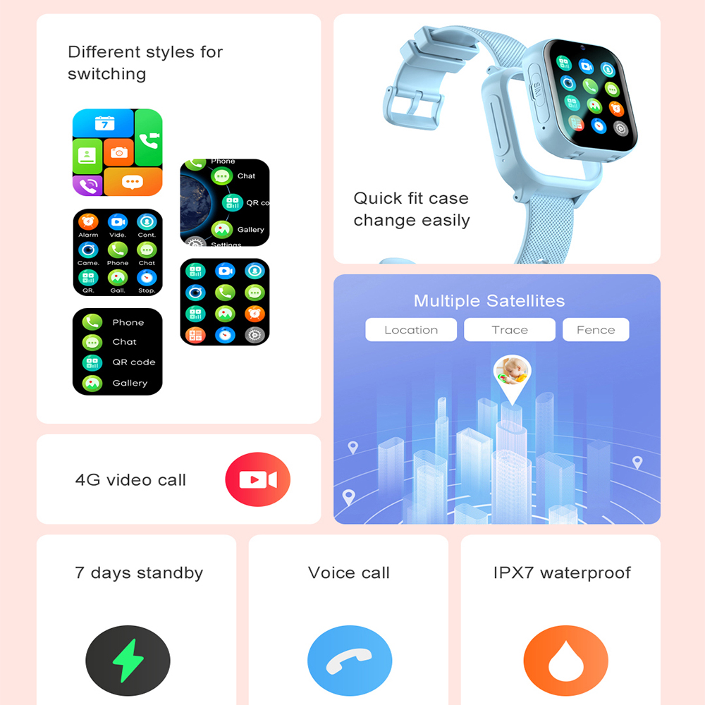 Reloj inteligente para niños 4 - Smartwatch Watches For Kid Boy reseña y precio