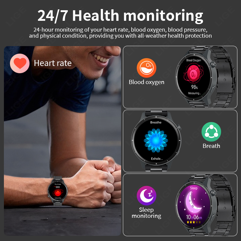 Reloj inteligente LIGE con esf - Smartwatch Latest Watches For Women reseña y precio