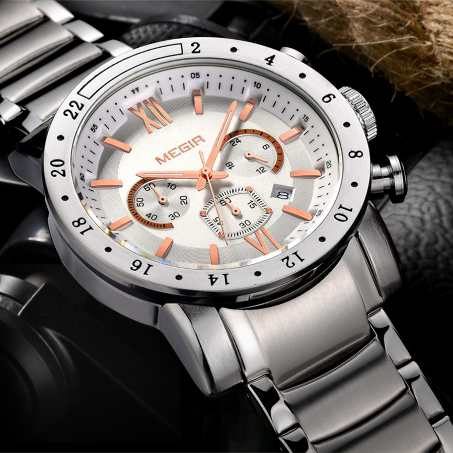Relojes MEGIR informales de ac - Smartwatch Watches For Men Digital reseña y precio