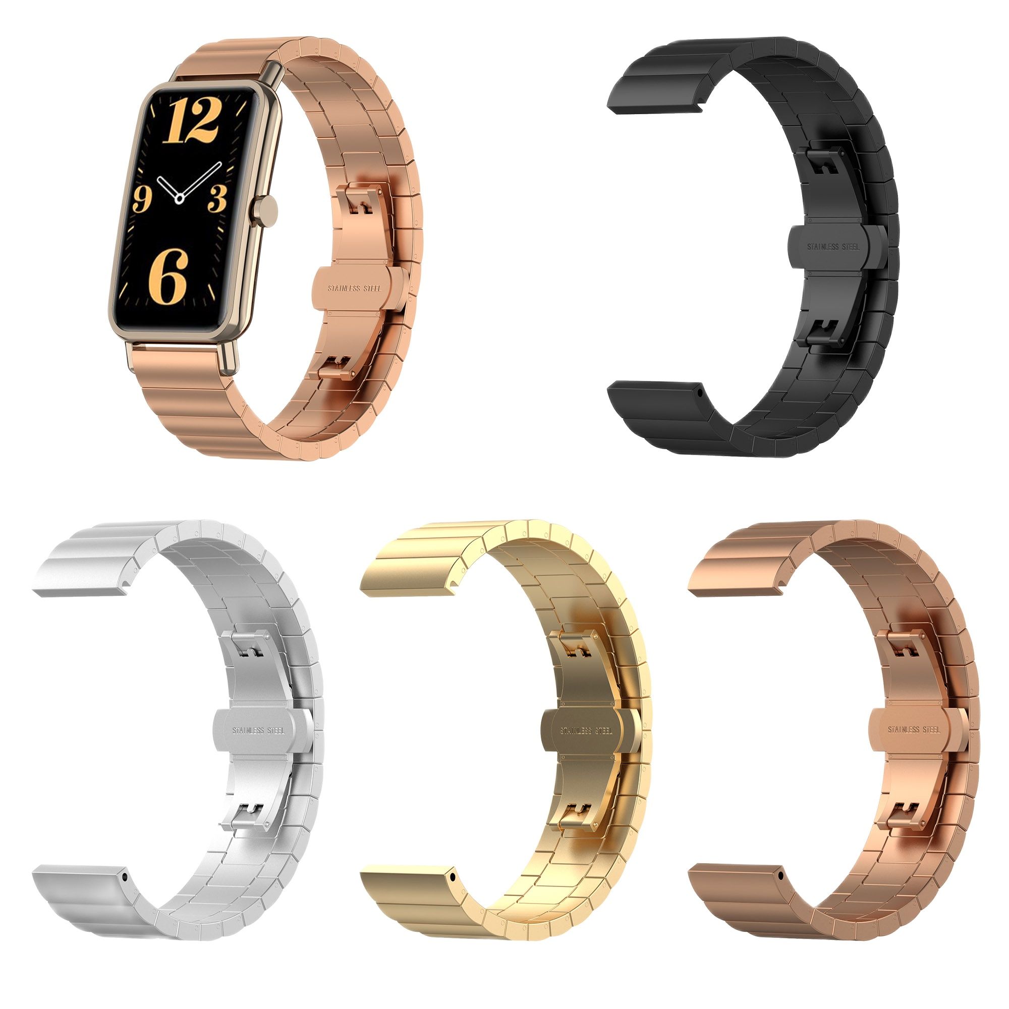 Pulsera de acero inoxidable de - Timex Watches Smartwatch reseña y precio