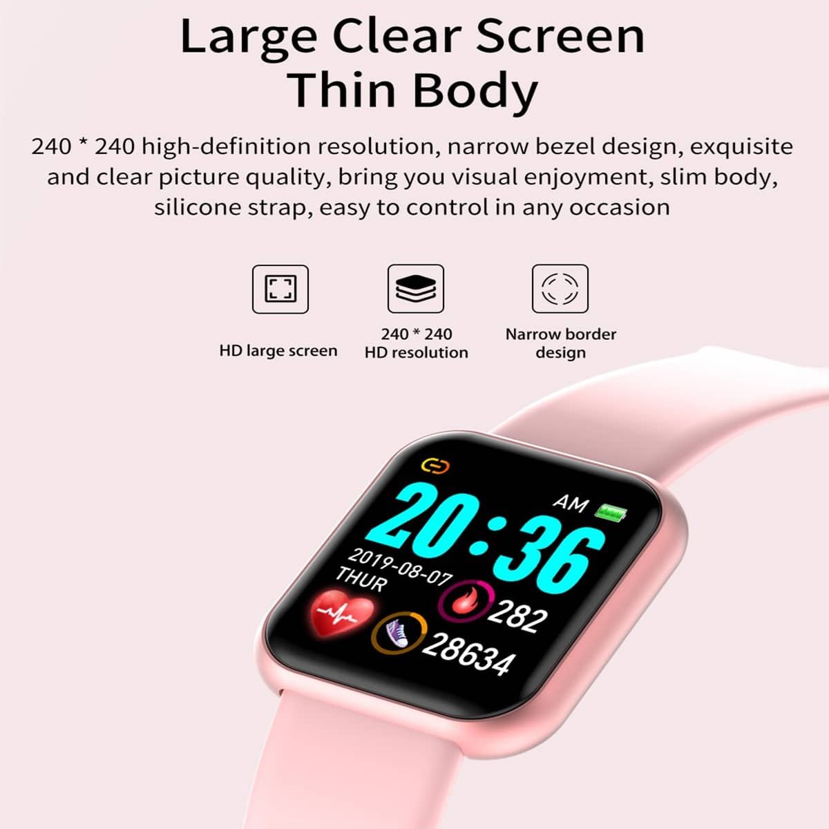 Reloj inteligente Y68 D20 para - Smartwatch Watches For Men Digital reseña y precio