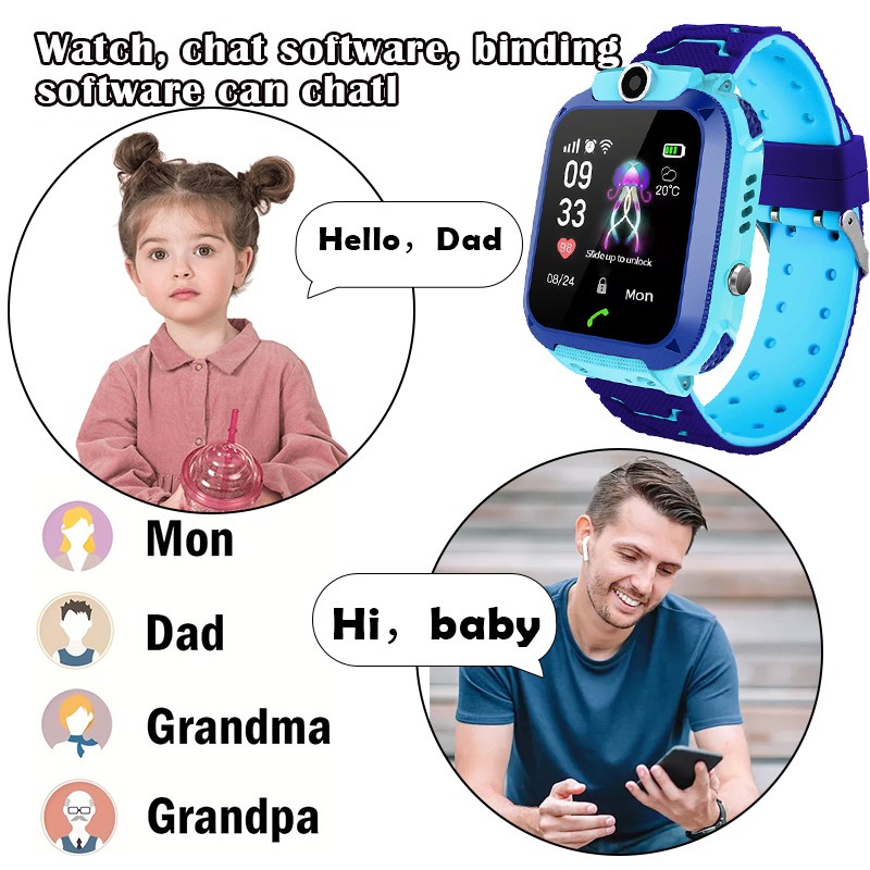 Reloj Inteligente Q12B para Ni - Smartwatch Watches For Kid Boy reseña y precio