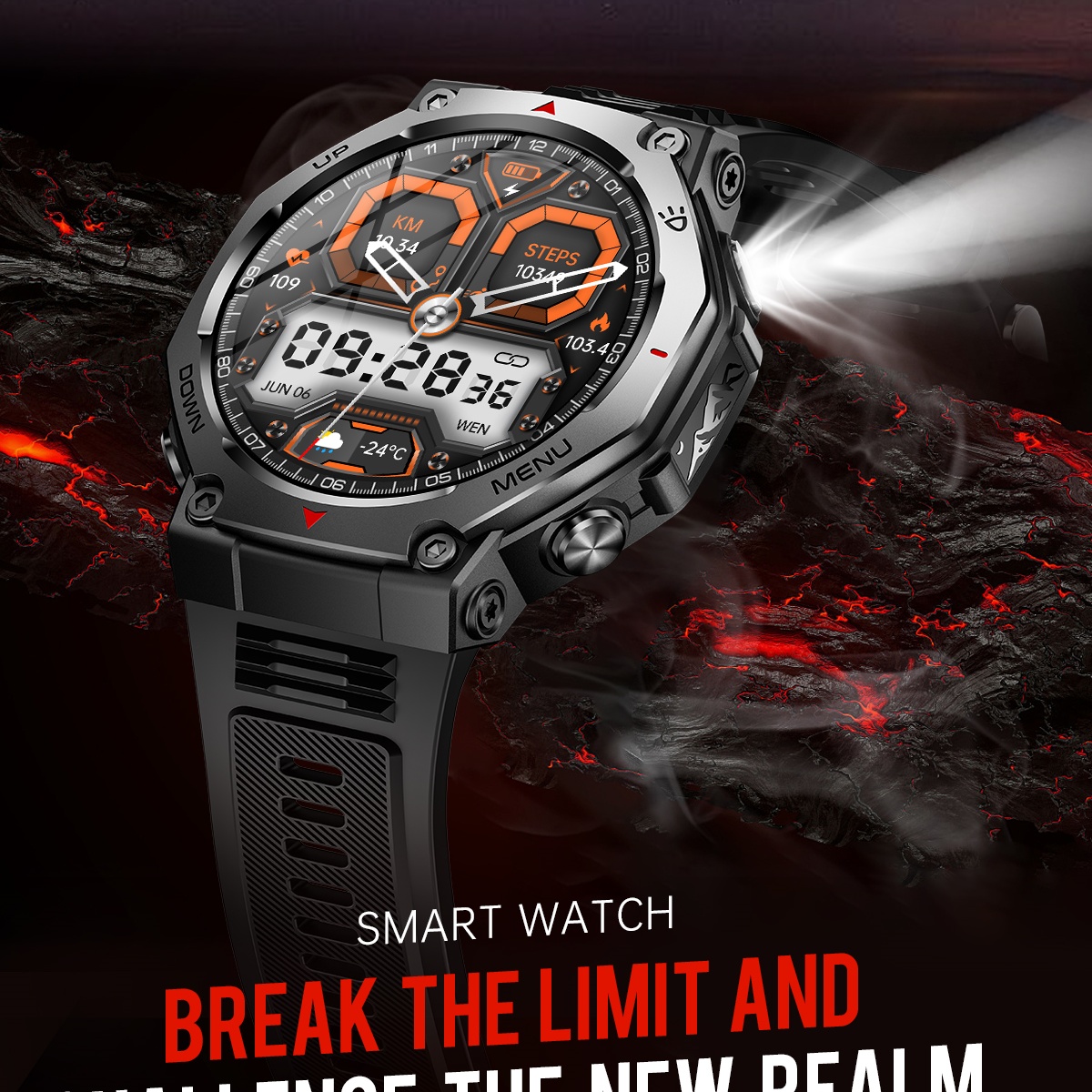Para Android IOS nuevo reloj i - Watch Vs Amazfit reseña y precio