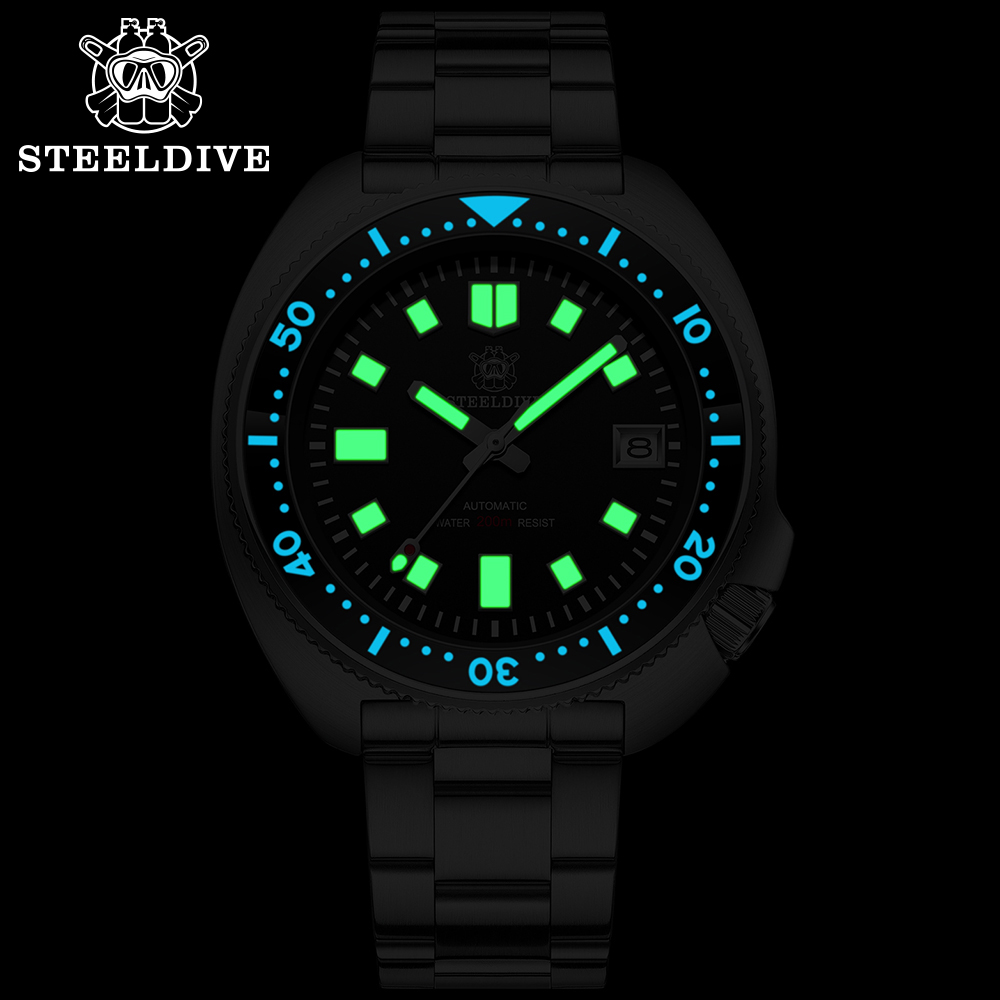 STEELDIVE SD1970 reloj de buce - Tide Watch Surf reseña y precio