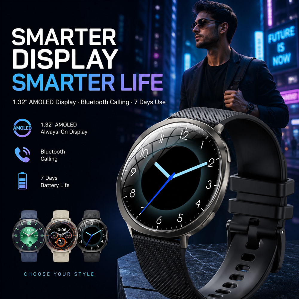 Reloj Inteligente Premium AMOL - Hybrid Smartwatch reseña y precio