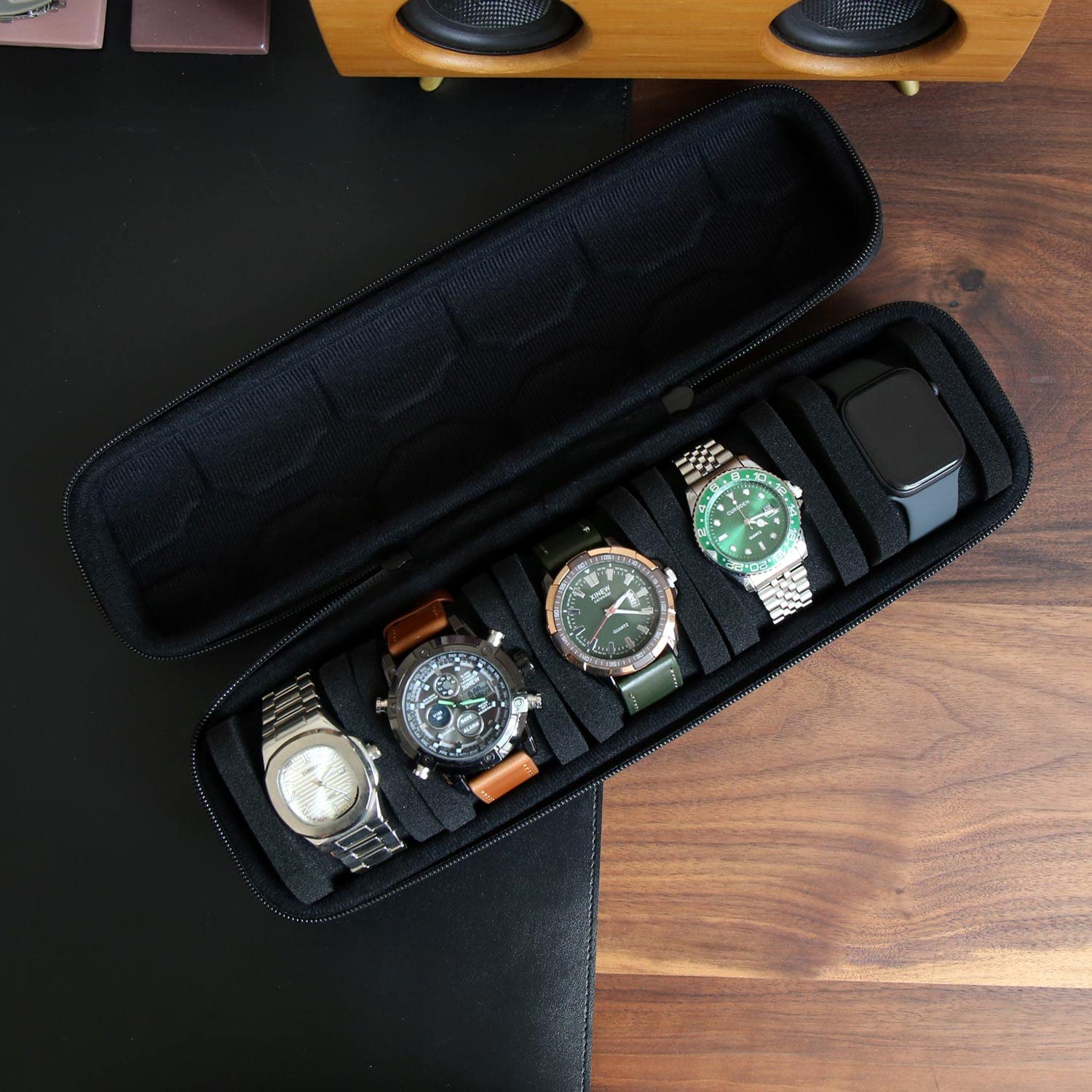 Organizador de caja de reloj p - Smartwatch Watches For Men reseña y precio