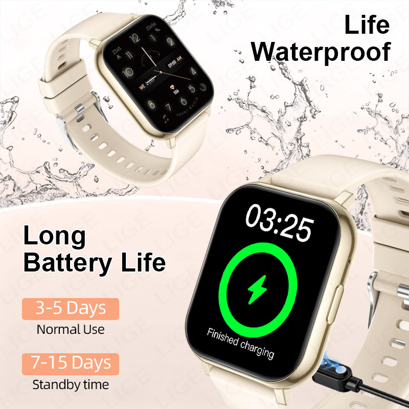 Nuevo reloj inteligente LIGE H - Smartwatch New Watches For Men reseña y precio