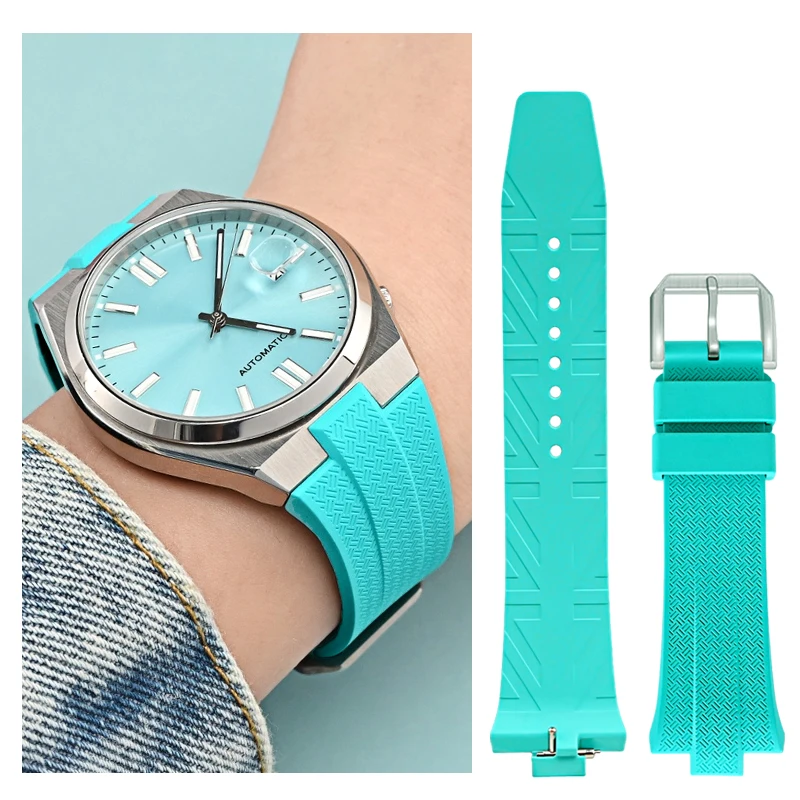 Correa de reloj de caucho fluo - Citizen Watch Tsuyosa reseña y precio