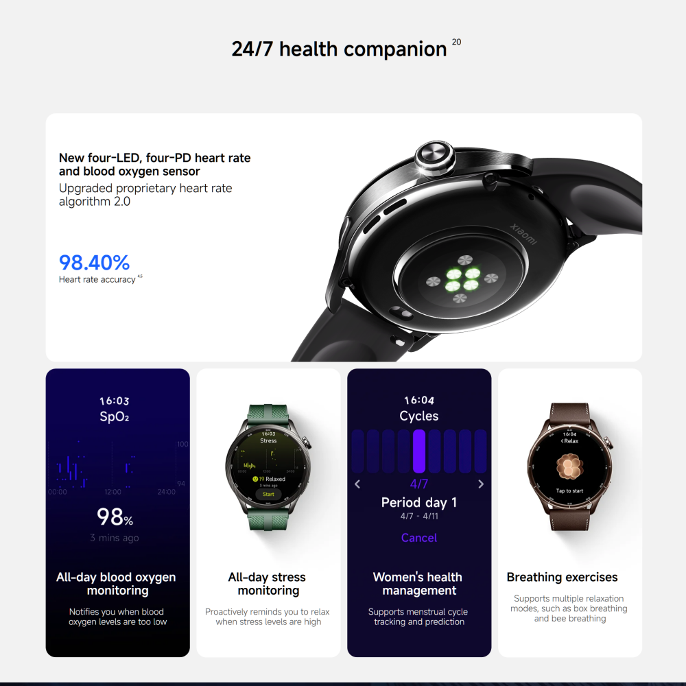 Versión Global Xiaomi Watch S5 - Timex Watches Smartwatch reseña y precio