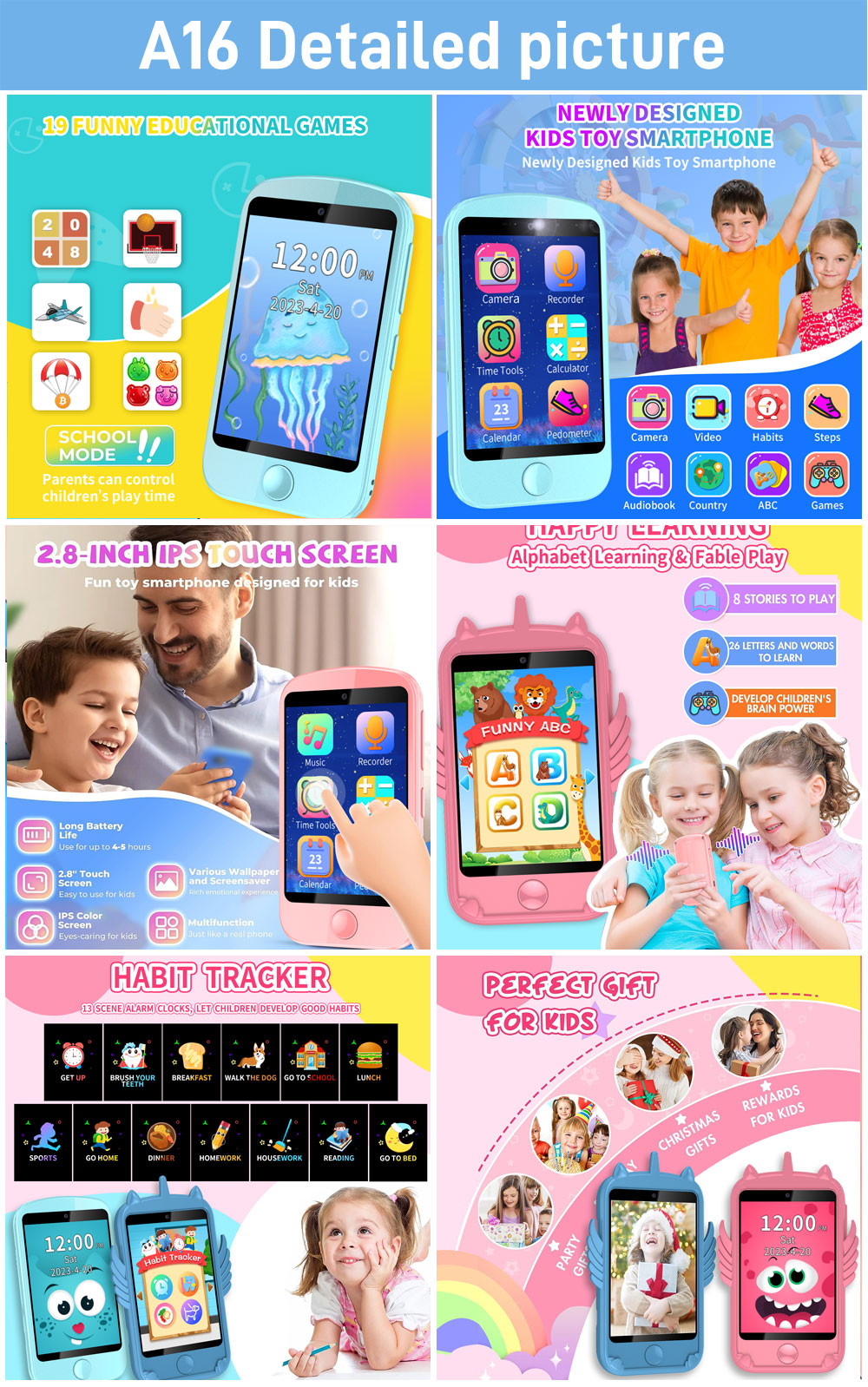Reloj inteligente para niños 2 - Smartwatch Watches For Kid Boy reseña y precio