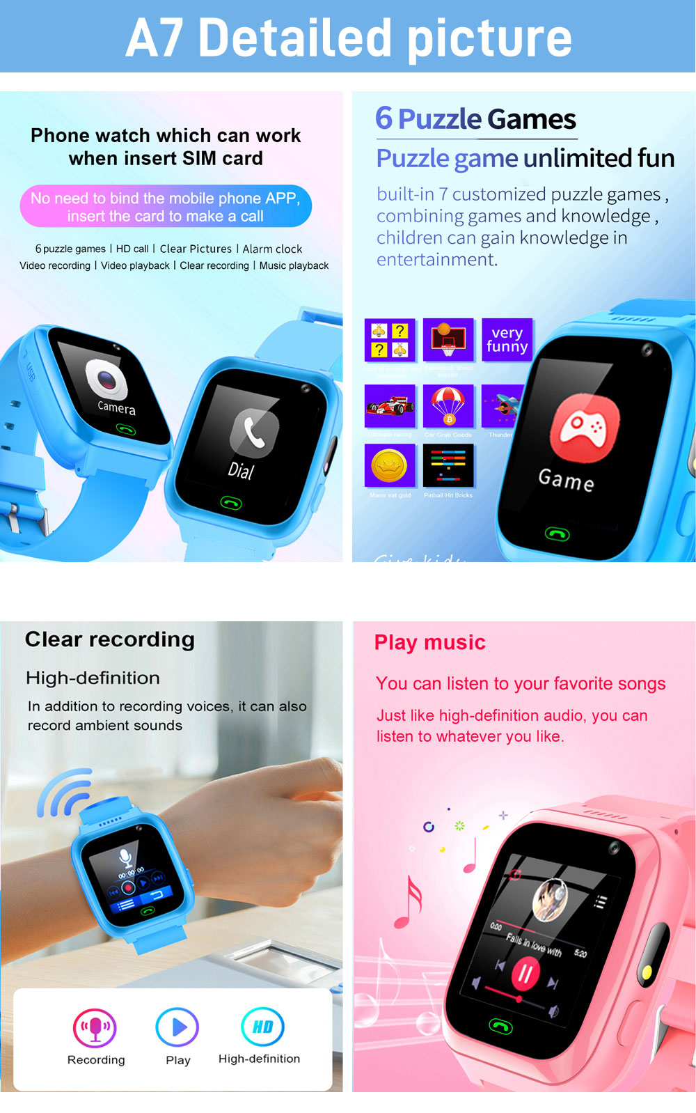 Reloj inteligente para niños 2 - Smartwatch Watches For Kid Boy reseña y precio