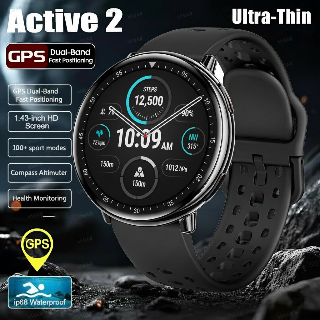 2025New Active 2 reloj intelig - Smartwatch Samsung Watches For Women reseña y precio