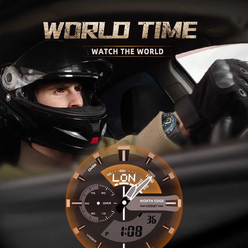 Reloj inteligente NORTH EDGE p - Hybrid Smartwatch reseña y precio