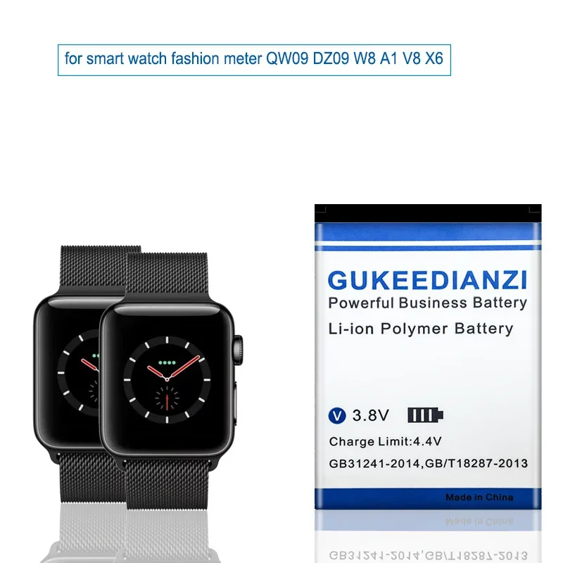 Batería LQ-S1 para reloj intel - Watch V8 reseña y precio